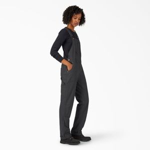 SOLD DICKIES Black denim overalls